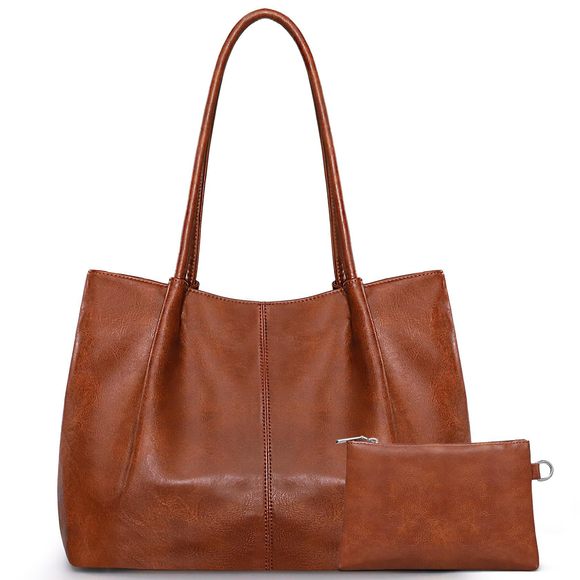 Large Tote Bag Work Vegan Leather 16L Ladies Handbags B o_o - Picture 1 of 6